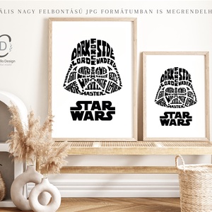 Darth Vader poszter, Star Wars kép, vászonkép, dekoráció - otthon & életmód - dekoráció - kép & falikép - poszter - Meska.hu