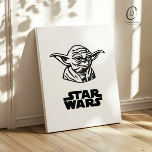 Yoda poszter, Star Wars kép, vászonkép, dekoráció - otthon & életmód - dekoráció - kép & falikép - poszter - Meska.hu
