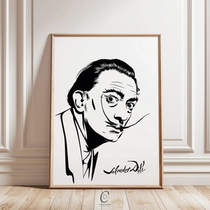 Salvador Dali poszter, kép, vászonkép, dekoráció, Otthon & Életmód, Dekoráció, Kép & Falikép, Poszter, Fotó, grafika, rajz, illusztráció, Papírművészet, MESKA