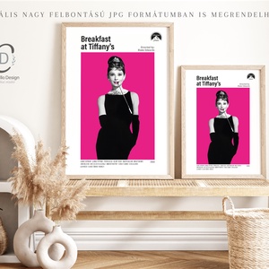Audrey Hepburn film poszter, kép, vászonkép, dekoráció - otthon & életmód - dekoráció - kép & falikép - poszter - Meska.hu