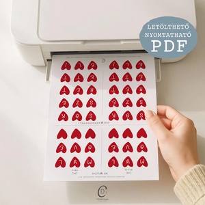 Valentin napi csináld magad képeslap, befőttes üveg ajándékkísérő, letölthető, digitális, nyomtatható - otthon & életmód - papír, írószer - ajándékozás kellékei - képeslap, üdvözlőlap - Meska.hu