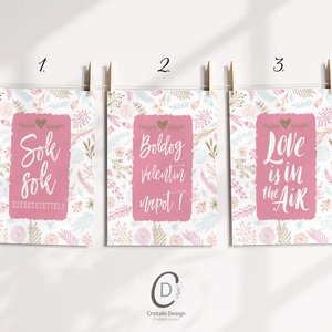 Valentin napi képeslap, évfordulós üdvözlőlap, ajándékkísérő, pénzátadó, letölthető, digitális - otthon & életmód - papír, írószer - ajándékozás kellékei - ajándékkísérő - Meska.hu