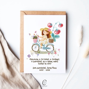 Köszönőajándék óvó néniknek, dadusoknak, ballagásra búcsúajándék, ajándékkísérő - otthon & életmód - papír, írószer - ajándékozás kellékei - ajándékkísérő - Meska.hu