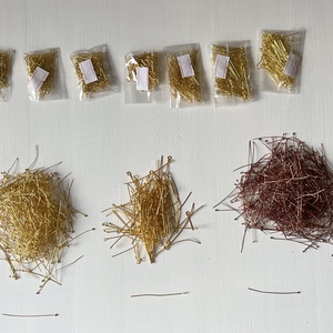 Kiárusítás, szerelőpálca arany és rosegold színben - kellékek & szerszámok - ékszerkellék - fülbevaló alap - Meska.hu