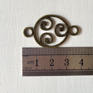 Kiárusítás, réz színű kör alakú, fém medál  - kellékek & szerszámok - ékszerkellék - charmok - Meska.hu