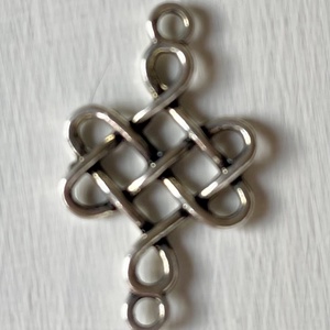 Kiárusítás, tibeti ezüst színű keltacsomó  alakú, fém medál , Kellékek & szerszámok, Ékszerkellék, Charmok, Ékszerkészítés, MESKA