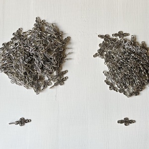 Kiárusítás, ezüst színű ékszerkapocs - kellékek & szerszámok - ékszerkellék - nyaklánc kapocs - Meska.hu