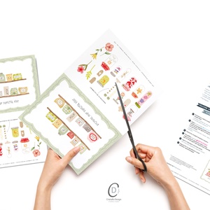 Ballagásra csináld magad képeslap, ajándékkísérő, köszönőajándék, letölthető, digitális, nyomtatható - otthon & életmód - papír, írószer - ajándékozás kellékei - képeslap, üdvözlőlap - Meska.hu