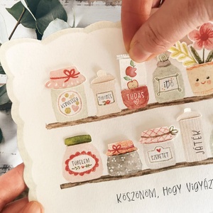 Ballagásra csináld magad képeslap, ajándékkísérő, köszönőajándék, letölthető, digitális, nyomtatható - otthon & életmód - papír, írószer - ajándékozás kellékei - képeslap, üdvözlőlap - Meska.hu