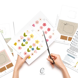 Anyák napi csináld magad képeslap, befőttes üveg ajándékkísérő, letölthető, digitális, nyomtatható - otthon & életmód - papír, írószer - ajándékozás kellékei - képeslap, üdvözlőlap - Meska.hu