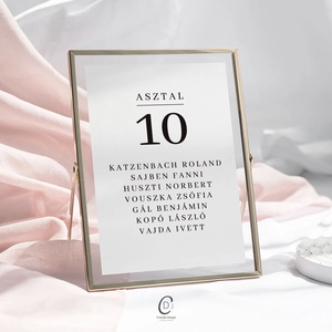 Minimál ültetési rend, asztalszám, esküvői borospalack címke szett 8 db - esküvő - meghívó & kártya - ültetési rend - Meska.hu
