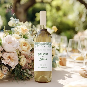 Vineyard boros, pálinkás címke, esküvői köszönő ajándék matrica, szülőköszöntő - esküvő - emlék & ajándék - köszönőajándék - Meska.hu