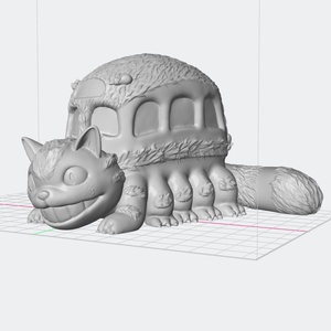 Totoro-Catbus - művészet - makett, modell - Meska.hu