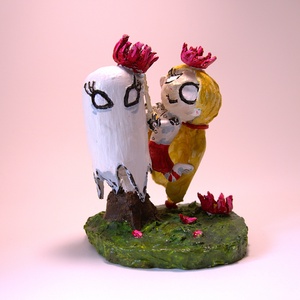 Don't Starve gyumafigura (Wendy és Abigail), , Gyurma, Festett tárgyak, MESKA