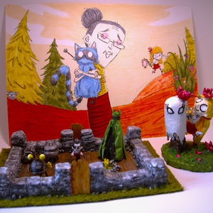 Don't Starve gyumafigura (Wendy és Abigail) -  - Meska.hu