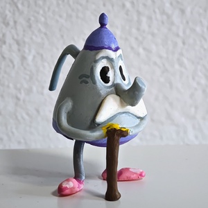 Kannabácsi egyedi figura (Cuphead) Csészefej és Bögrearc, , Festett tárgyak, MESKA