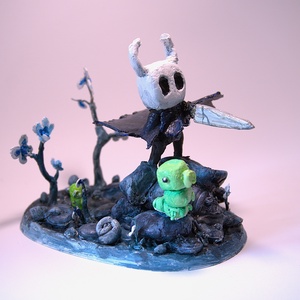 Hollow Knight gyurma figurák - otthon & életmód - dekoráció - dísztárgy - Meska.hu