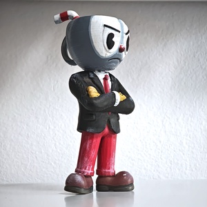 Business Cuphead figura (Csészefej), Otthon & Életmód, Dekoráció, Dísztárgy, , MESKA