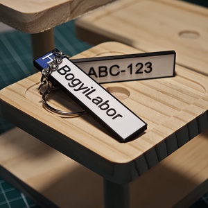 Egyedi személyre szabható rendszám, Táska & Tok, Kulcstartó & Táskadísz, Kulcstartó, Mindenmás, MESKA