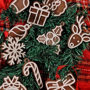 Műanyag Mézeskalács karácsonyi dísz, Karácsony, Karácsonyi lakásdekoráció, Karácsonyfadíszek, Mindenmás, MESKA