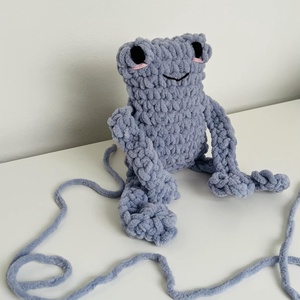 Horgolt béka - Meska.hu