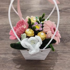 Zsenília virág box - otthon & életmód - virágdekoráció - virágok - virágbox - Meska.hu