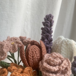 horgolt virágcsokor - otthon & életmód - dekoráció - virágdísz és tartó - csokor & virágdísz - Meska.hu