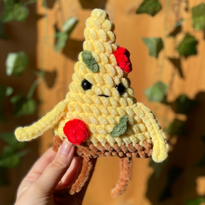 Horgolt plüss pizza szelet - Meska.hu