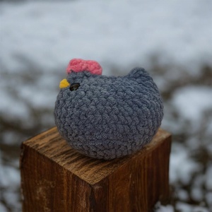 Horgolt kék tyúk - Stardew Valley (amigurumi), Játék & Sport, Plüssállat & Játékfigura, Más figura, Horgolás, MESKA