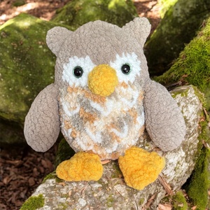 Horgolt bagoly (amigurumi), Játék & Sport, Plüssállat & Játékfigura, Bagoly, Horgolás, MESKA