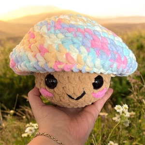 Horgolt óriás pop-it gomba (amigurumi), Játék & Sport, Plüssállat & Játékfigura, Más figura, Horgolás, MESKA
