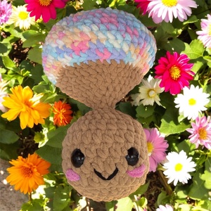 Horgolt óriás pop-it gomba (amigurumi) - játék & sport - plüssállat & játékfigura - más figura - Meska.hu