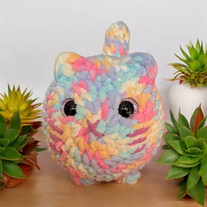 Horgolt óriás cica (amigurumi), Játék & Sport, Plüssállat & Játékfigura, Cica, Horgolás, MESKA