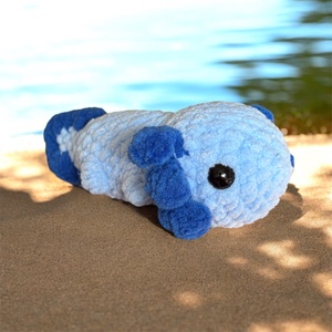 Horgolt axolotl (amigurumi), Játék & Sport, Plüssállat & Játékfigura, Más figura, Horgolás, MESKA
