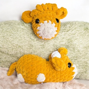 Horgolt highland tehén (amigurumi) - játék & sport - plüssállat & játékfigura - más figura - Meska.hu