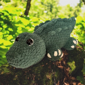 Horgolt alligátor (amigurumi), Játék & Sport, Plüssállat & Játékfigura, Más figura, Horgolás, MESKA