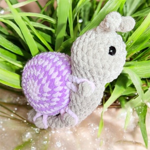 Horgolt csiga levehető házzal (amigurumi), Játék & Sport, Plüssállat & Játékfigura, Csiga, Horgolás, MESKA