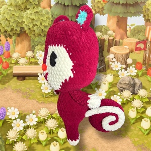 Horgolt Poppy mókus - Animal Crossing (amigurumi) - játék & sport - plüssállat & játékfigura - más figura - Meska.hu