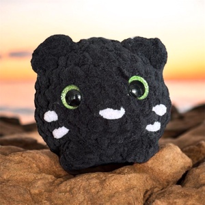 Horgolt mochi cica (amigurumi), Játék & Sport, Plüssállat & Játékfigura, Cica, Horgolás, MESKA