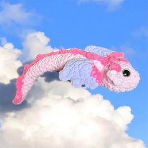 Horgolt mini sárkány (amigurumi), Játék & Sport, Plüssállat & Játékfigura, Más figura, Horgolás, MESKA