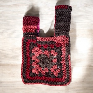 Akril Gombóc Szatyor  Dumpling Bag - táska & tok - bevásárlás & shopper táska - shopper, textiltáska, szatyor - Meska.hu