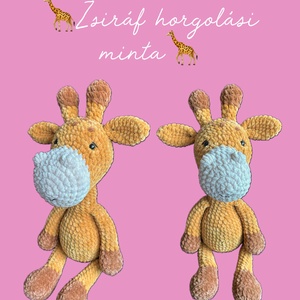 Zsiráf horgolási minta(PDF) - Meska.hu
