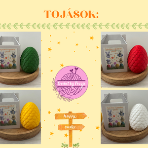 Húsvéti horgolt plüssök tojásban - játék & sport - plüssállat & játékfigura - más figura - Meska.hu