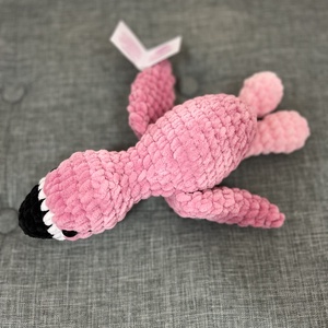 Horgolt flamingó - játék & sport - plüssállat & játékfigura - madár - Meska.hu