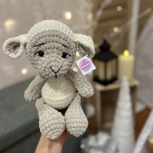 Horgolt bárány, Játék & Sport, Plüssállat & Játékfigura, Plüss bárány, Horgolás, Varrás, MESKA