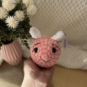 Horgolt méhecske( barack-korall), Játék & Sport, Plüssállat & Játékfigura, Más figura, Horgolás, Varrás, MESKA