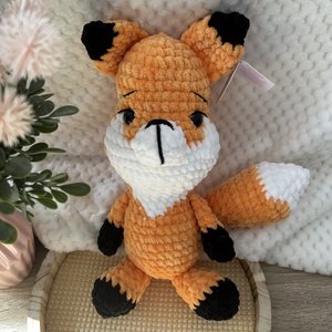 Horgolt róka, Játék & Sport, Plüssállat & Játékfigura, Róka, Horgolás, Varrás, MESKA