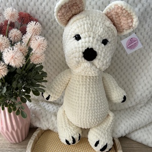 Horgolt kutyus (Francia bulldog), Játék & Sport, Plüssállat & Játékfigura, Kutya, Horgolás, Varrás, MESKA