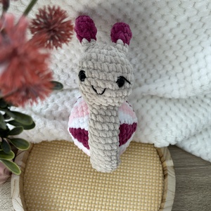 Horgolt csiga (rózsaszín), Játék & Sport, Plüssállat & Játékfigura, Csiga, Horgolás, Varrás, MESKA