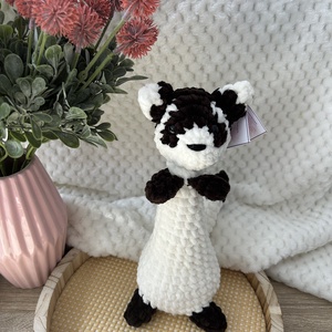 Horgolt görény, Játék & Sport, Plüssállat & Játékfigura, Más figura, Horgolás, Varrás, MESKA